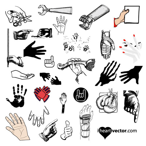 Hand Vector Art Pack