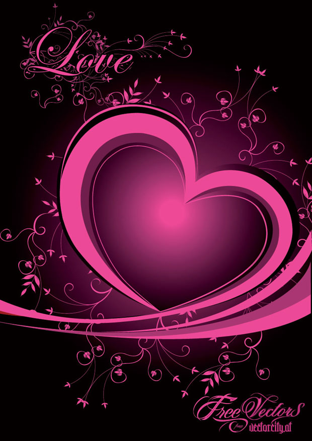 purple love heart background. A beautiful purple love with