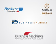 Business Machine Logo Vector