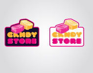 Candy Store Logo Vector