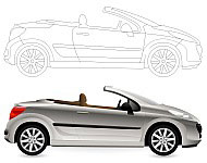 Convertible Car Vector