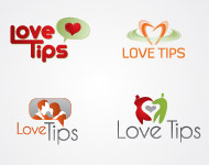 Love Tips Logo Vectors