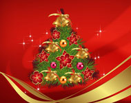Merry Christmas Vector Art