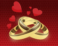 Rings Of Love Vector