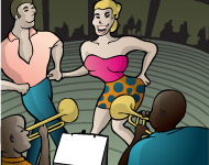 Salsa Dance Vector Art