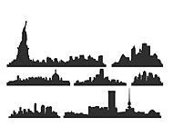 New York City Vector Skyline