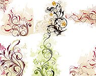 Swirl Flower Vector 1