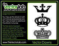 Crowns Vector Art