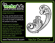 Flourish Vector Engraving