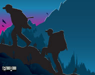 Trekking Travel Vector