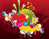 Love Is In the Air Vector