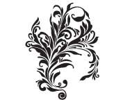Abstract Floral Vector Art