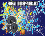 Abstract Floral Vector Art Design