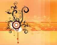 Abstract Floral Vector Art