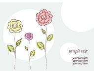 Vector Flower Doodles