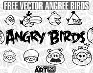 Angry Birds Cartoon Vector