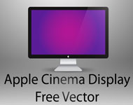 Apple Screen Vector