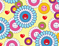 Asian Flower Vector Pop 3