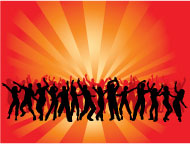 Dancing Vector Graphic