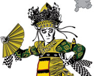 Balinese Dancer Vector Art