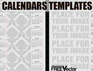 Calendar Template Vector