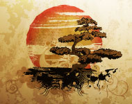 Chinese Vintage Vector Art