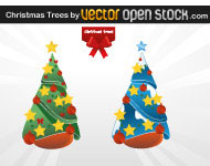 Christmas Trees Vector