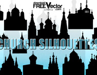 Church Silhouette Vector