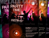 Club Poster Template Vector