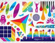 Colorful Vector Graphic Icons