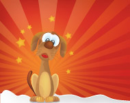 Cute Dog Vector Art