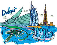 Dubai Vector Art