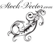 Engraved Flowers Vector