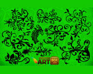 Floral Clip Art Vector