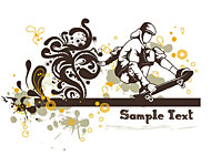 Vector Skater Graphic
