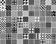 100 Free Monochrome Geometric Patterns