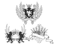 Heraldry Fashion Vector Tshirt Design