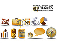 Finance Vector Icon Set 2