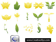 Logo Leaves Vector