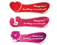 Love Banner Vector Art