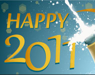New Year 2011 Vector Art
