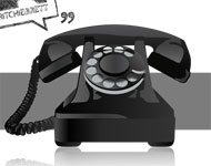 Old Phone Vector