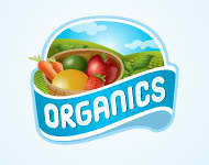 Organic Logo Vector Art