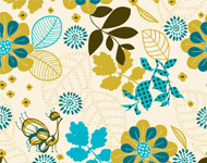 Peacock Vanity Vector Seamless Pattern