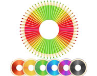 Circle Vector Pencils