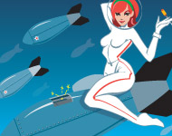 Rocket Vector Girl