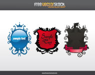 Shield Vector Banner Collection