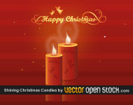 Christmas Candles Vector