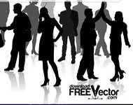 Silhouettes of People Vector