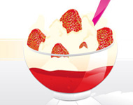 Strawberry Cup Vector Art
